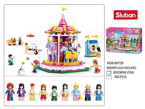 KLOCKI SLUBAN GD Wesołe miasteczko 762 el kompatyb. z LEGO na Arena.pl