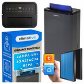 Osuszacz powietrza 12l Nexi pochłaniacz wilgoci 2w1 UV ION WiFi HEPA