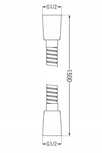 WĄŻ PRYSZNICOWY ZŁOTY 150CM na Arena.pl
