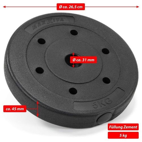 Zestaw obciążników 27,5 kg, 8 szt na Arena.pl