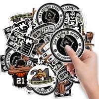 NAKLEJKI NA ZESZYT NALEPKA Z POSTACIAMI KOSZYKÓWKA SPURS WZORY 6 SZT