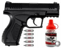 Umarex XBG Zestaw 4,5 mm Pistolet wiatrówka +Kapsuły CO2 +1500szt Śrut