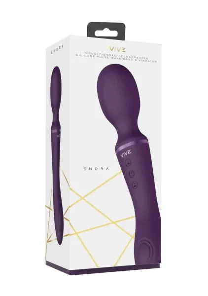 Enora - Wand & Vibrator - Purple zdjęcie 3