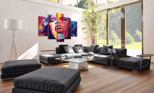 Obraz Na Płótnie - Piosenkarka Usta - 150X100 Cm - Ea150X100-4019 na Arena.pl