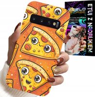ETUI DO SAMSUNG GALAXY S10 - SŁODKIE UŚMIECHNIĘTE PIZZE CASE + FOLIA