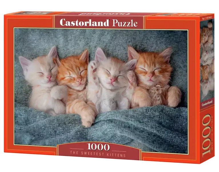 Puzzle 1000 elementów. Najsłodsze kocięta zdjęcie 1