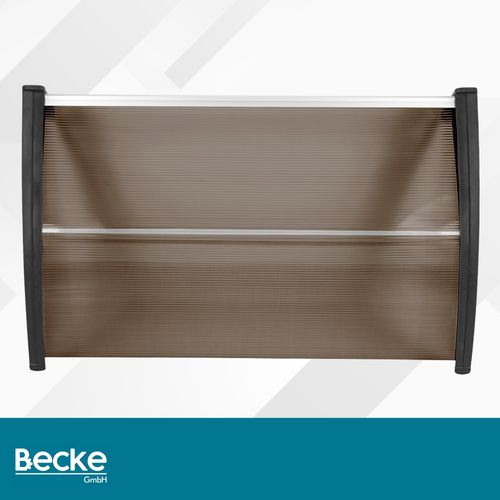 Daszek nad drzwi zadaszenie 100 x 60 cm brązowy na Arena.pl