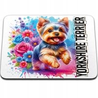 PODKŁADKA POD MYSZKĘ 36 x 29 - PIES PSY PIESEK RASA YORKSHIRE TERRIER