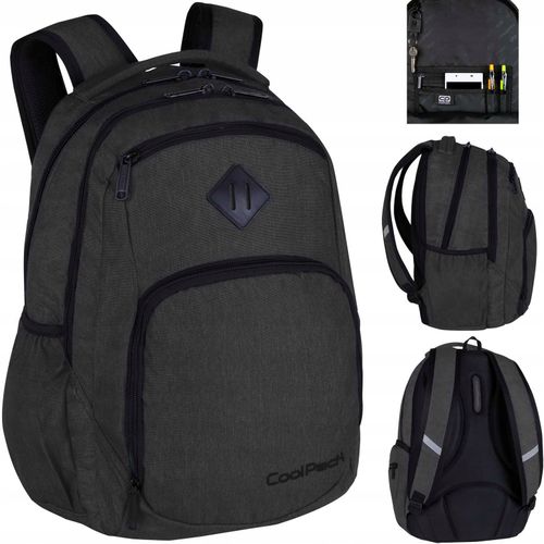 Plecak 2-komorowy Coolpack Break Snow Black na Arena.pl