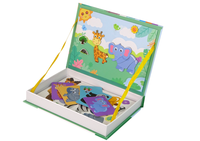 ZWIERZĘTA W DŻUNGLI  KSIĄŻKA PUZZLE