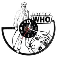 Zegar ścienny z płyty winylowej Doctor Who 1687.14
