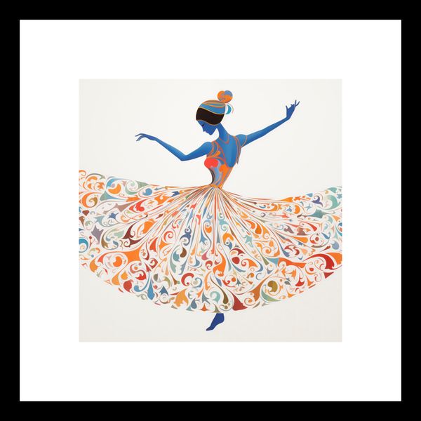 Plakat 20x20cm Wirująca Balerina zdjęcie 3