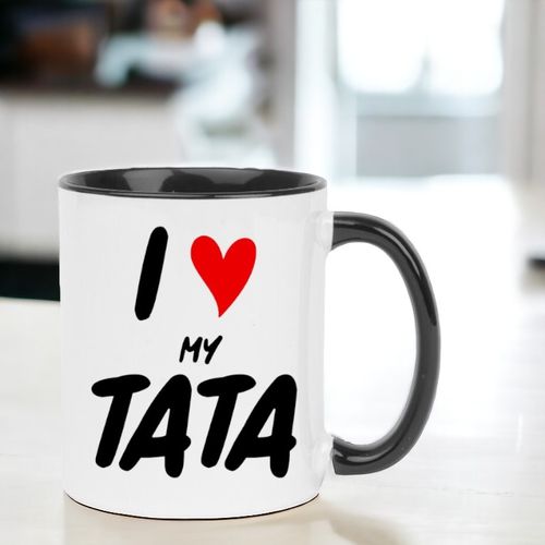 Kubek z nadrukiem prezent na DZIEŃ OJCA dla TATY biało/czarny na Arena.pl