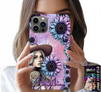 ETUI DO IPHONE 12 PRO MAX - KOBIETA W SŁONECZNIKACH, KOBIECE WZORY