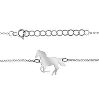 Bransoletka na Rękę Konie Konik Koń 20 cm Srebro 925