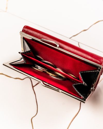 portfel damski skórzany rd-18-gcl-6097 red-multi2 na Arena.pl