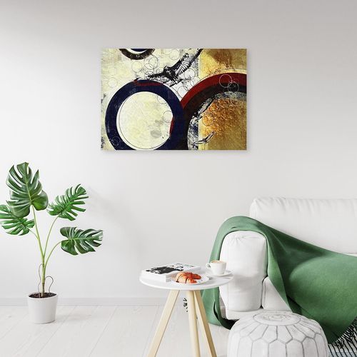 Obraz na płótnie – Canvas, Abstrakcja brązowa 90x60 na Arena.pl