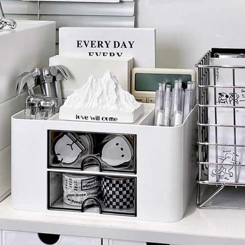 Organizer na biurko przybornik Biały na Arena.pl