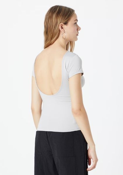 WEEKDAY OPEN BACK TSHIRT XL zdjęcie 4