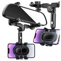 Uchwyt samochodowy do telefonu na lusterko wsteczne regulowany uniwersalny