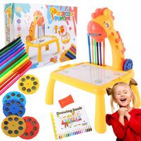 PROJEKTOR DO NAUKI RYSOWANIA 24 PISAKI 5 SZABLONÓW PREZENT ŚWIĘTA GWIAZDKA