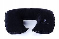 Poduszka Podróżna Dmuchana Rogal Na Szyję Zagłówek PUCCINI Czarny TP034 1