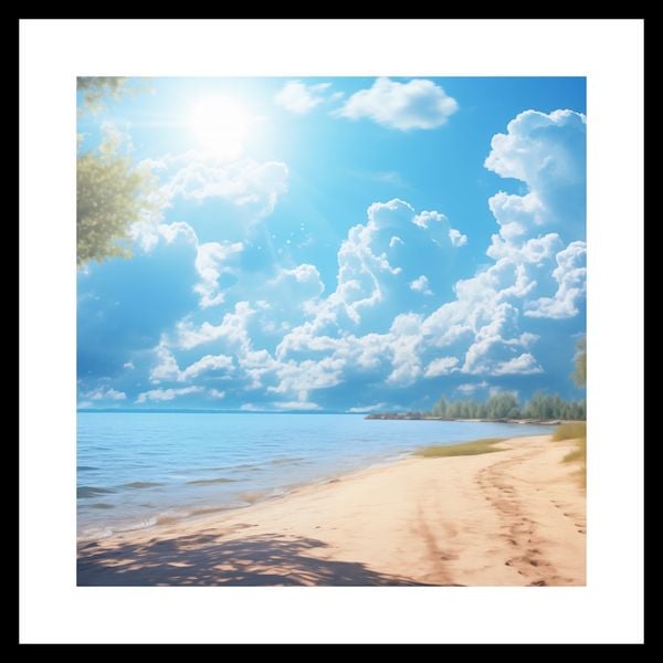 Plakat 40x40cm Letni Dzień zdjęcie 3