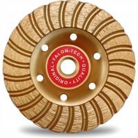 Tarcza frez diamentowy Falon-Tech 100 mm M14 turbo FTGDB100M14T