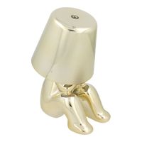 Lampka nocna GOLD MAN Art Deco siedzący (wzór 4) MLTL