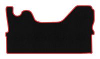 Dywaniki welurowe CARLUX-RED do Iveco Daily VI 2014- czarne, czerwone