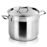 Garnek Orion Anett z Pokrywką Stalowy Nierdzewny 22 cm 6,5L Premium Duży