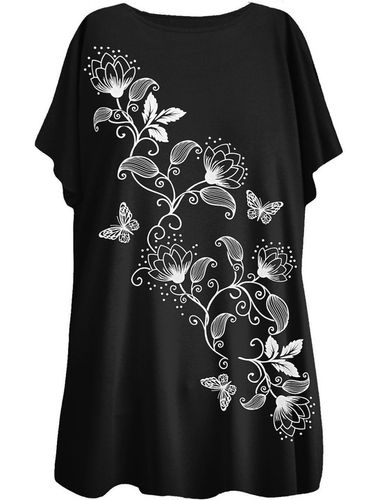 Dłuższa bluzka tunika PLUS SIZE 5XL/6XL 50/52 na Arena.pl