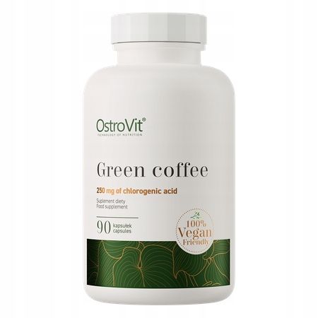 OstroVit Green Coffee Vege 90 kap Zielona Kawa Ekstrakt 600 mg Kofeina na Arena.pl