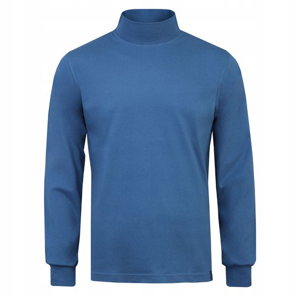 PÓŁGOLF męski niebieski Adam Rozmiar - 4XL zdjęcie 3