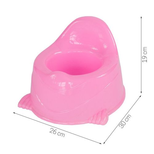 Nocnik tradycyjny plastikowy toaletka dla dzieci kibelek krzesełko różowy UC07001-1 na Arena.pl