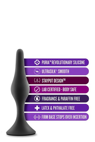 anal adventures platinum silicone beginner plug large black na Arena.pl