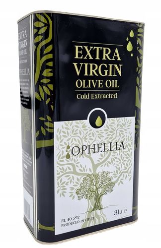 Oliwa z Oliwek Extra Virgin 3L Grecka Ophellia Premium Ekstrakcja na Zimno na Arena.pl