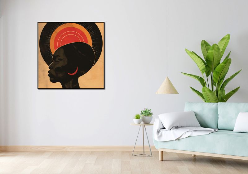 Plakat 90x90cm Gorące Promienie zdjęcie 4