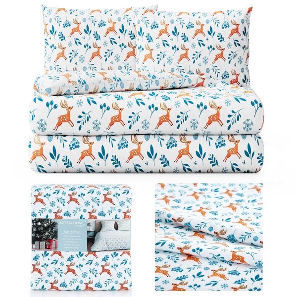 Pościel AmeliaHome SNUGGY NORTHPOLE 160x200+70x802 zdjęcie 1