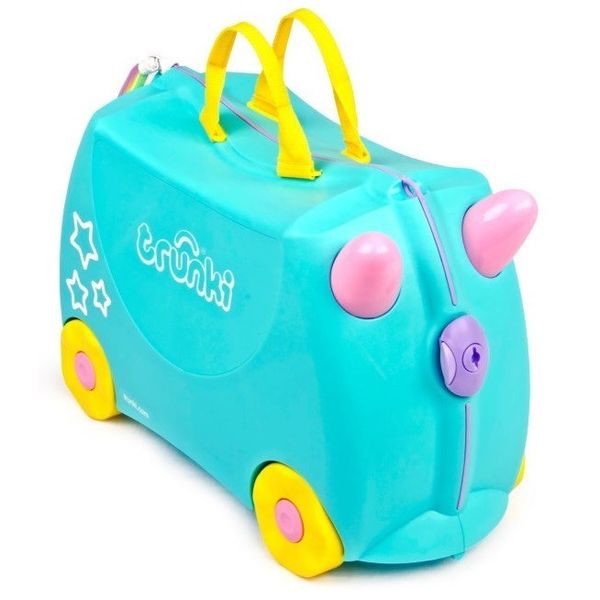 TRUNKI JEŻDŻĄCA WALIZECZKA JEŹDZIK 2w1 WALIZKA DLA DZIECKA zdjęcie 1