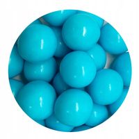 KULE ZBOŻOWE CZEKOLADOWE W LUKROWEJ POLEWIE niebieskie 10szt