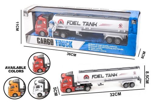Ciężarówka z napędem pullback czerwona na Arena.pl