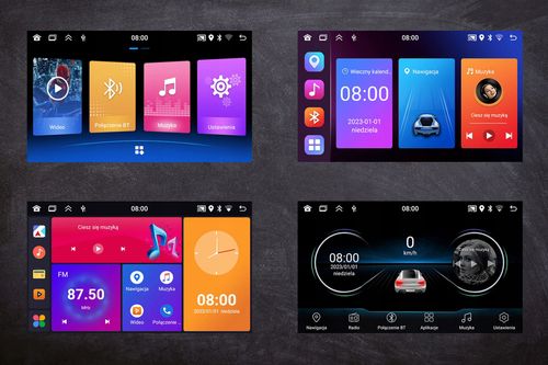 RADIO SAMOCHODOWE ANDROID BLUETOOTH 2 DIN 9 CALI GPS CARPLAY MIRROR LINK na Arena.pl