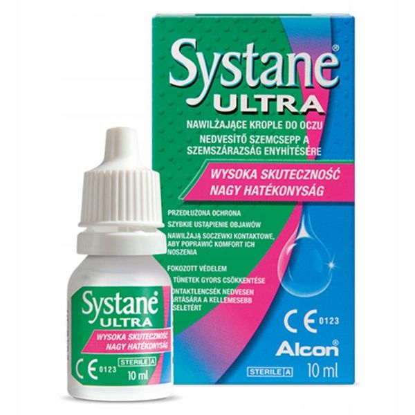 SYSTANE ULTRA Nawilżające krople do oczu, do soczewek 10 ml zdjęcie 2