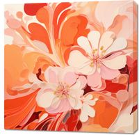 Obraz 90x90cm Taniec Kwiatów