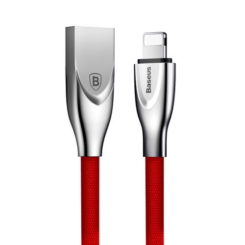 Kabel USB lightning Iphone Baseus Zinc 100cm 2A QC czerwony na Arena.pl