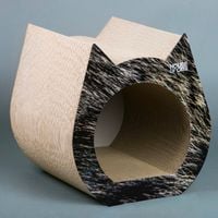 Drapak dla kota CAT Hair • modny wzór • legowisko + scratcher • duży