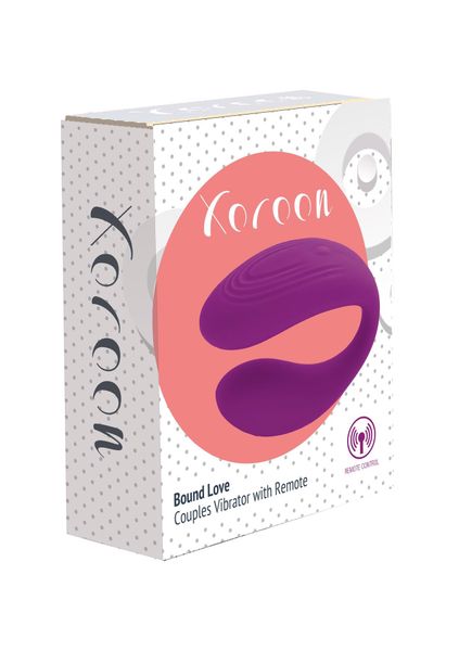 Bound Love Couples Vibrator Purple zdjęcie 2