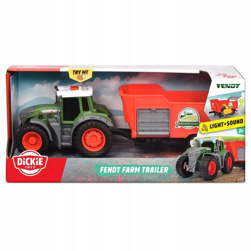 farm traktor z przyczepą 26cm 0654 na Arena.pl