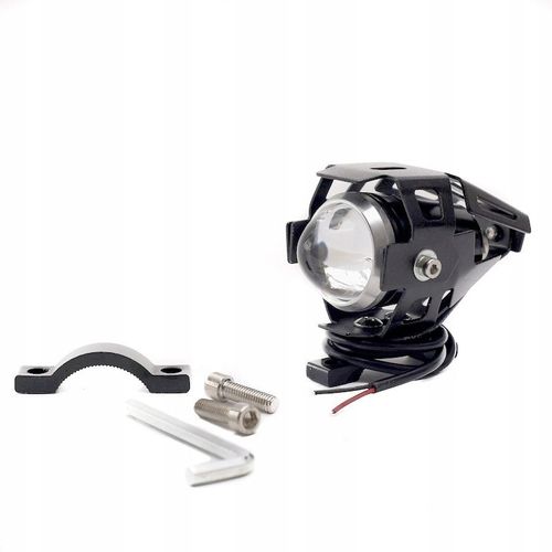 2 X Dalekosiężny Halogen U5 Mini+Włącznik 5W Black na Arena.pl